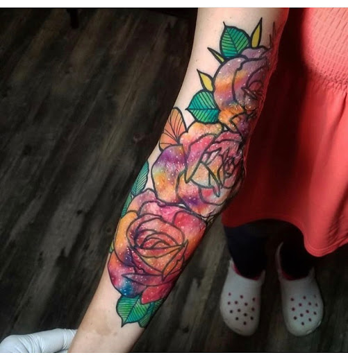 Explore lower back tattoo ideas, creative tattoo ideas in Hazard, available at Lost Gypsy Tattoo