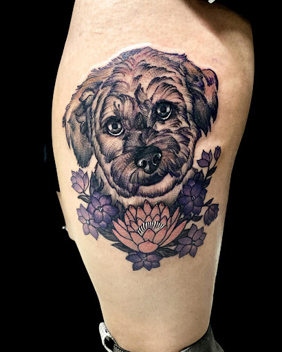 Explore pot leaf tattoo ideas, creative tattoo ideas in Utica, available at Watchtower Tattoo Company