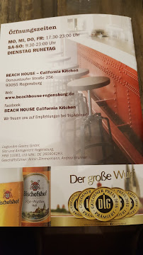 Beach House à Regensburg menu