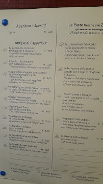 Trattoria Da Carlo à Orvieto menu
