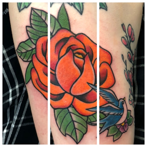 Explore banger tattoo ideas, creative tattoo ideas in Kent, available at Ivy Ink Tattoo