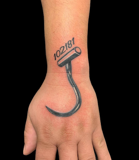 Explore hood neck tattoo ideas, creative tattoo ideas in Modesto, available at Elaborate Tattoos