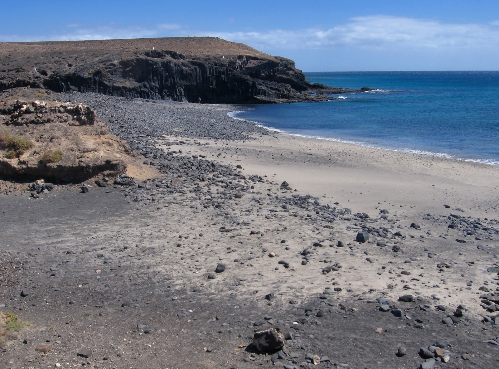 Foto de Playa del Viento com areia brilhante superfície