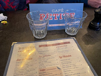 Restaurant Café Petite à Paris (la carte)