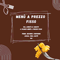 Menu du Osteristoria BaBau à Fossalta di Piave