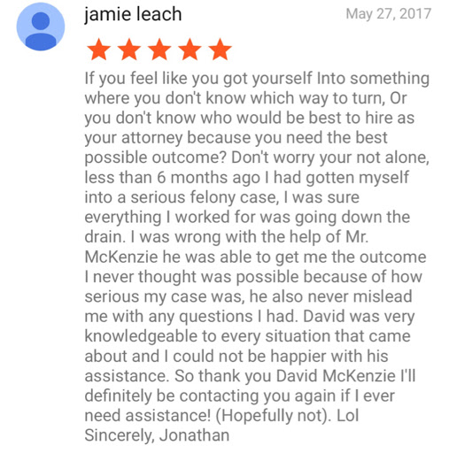 Criminal Justice Attorney «McKenzie Law Firm, P.C.», reviews and photos