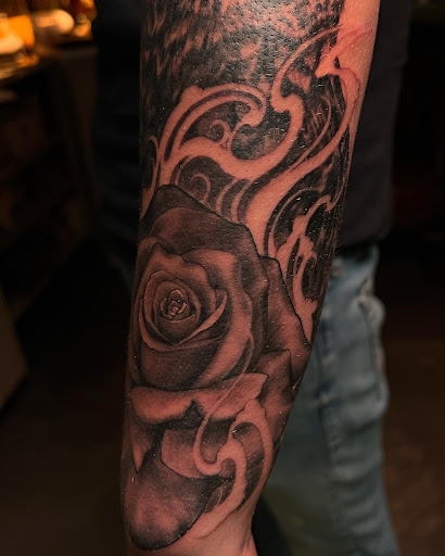 Explore 2222 tattoo ideas, creative tattoo ideas in Hudson, available at The Bohemian Social Club