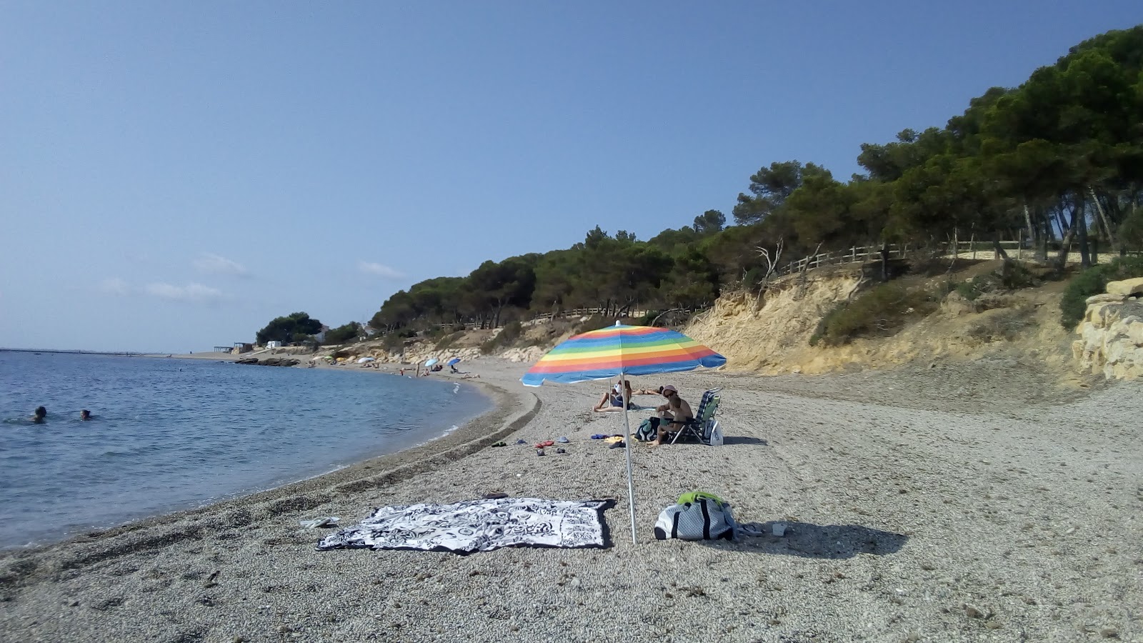 Foto van Platja Perello en de nederzetting