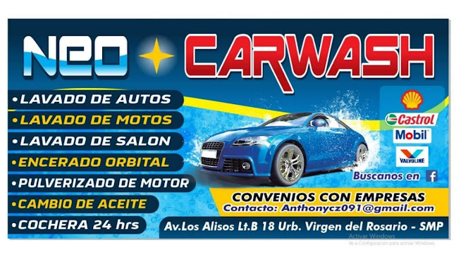 Opiniones de CARWASH NeO en San Martín de Porres - Servicio de lavado de coches