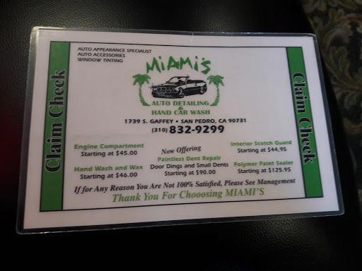 Car Detailing Service «Miamis Auto Detailing», reviews and photos, 1739 S Gaffey St, San Pedro, CA 90731, USA