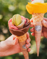 Crème glacée du Restaurant de sundae Amorino Gelato - Sainte Suzanne à Ste Suzanne - n°10