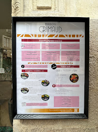 Café Maison Grimaud à Nantes - menu / carte