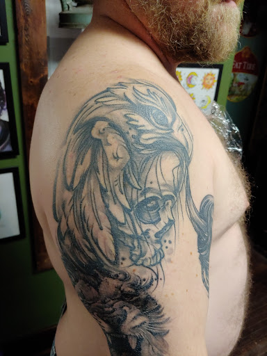 Explore mens outer forearm tattoo ideas, creative tattoo ideas in Sioux Falls, available at Independent Body Works