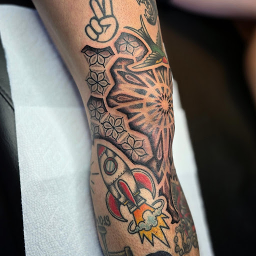 Explore kid tattoo ideas, creative tattoo ideas in Omaha, available at Collective Hive Tattoo