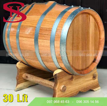 Thùng rượu gỗ sồi - Chậu Gỗ Ngâm Chân - (thunggosonha.com.vn)