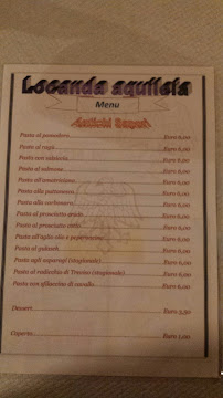 Locanda Aquileia à Cervignano del Friuli carte