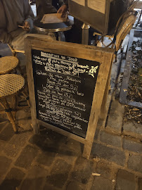 Les Philosophes à Paris menu