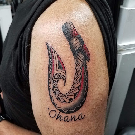 Explore tattoo ideas for upper arm, creative tattoo ideas in Atlanta, available at Black Cloud Tattoo and Piercing