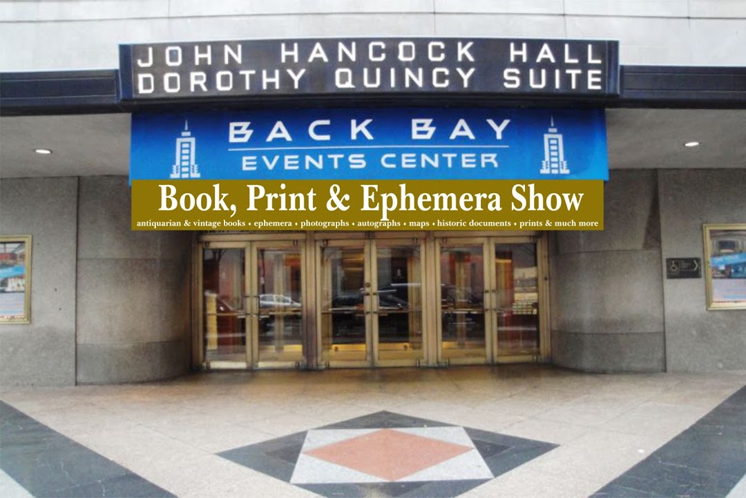 Boston Book Print and Ephemera Show