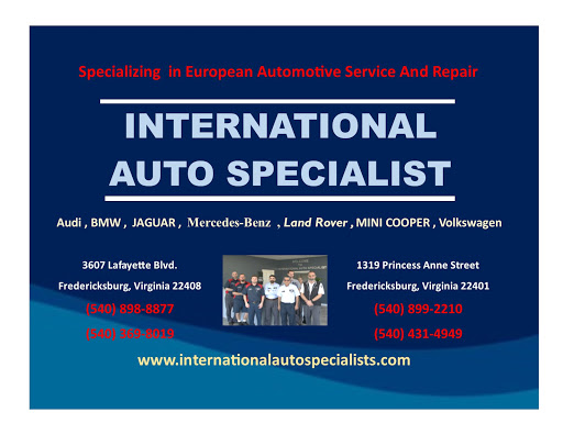 Auto Repair Shop «International Auto Specialist», reviews and photos, 1319 Princess Anne St, Fredericksburg, VA 22401, USA