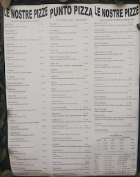 Menu / carte de Pizzeria Punto Pizza, pizze e fainé con forno a legna. à Alghero