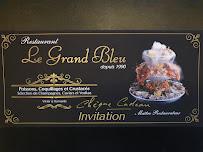 Le Grand Bleu à Saumur carte