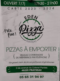 Photos du propriétaire du Pizzas à emporter Eden Pizza (Prayssac) - n°8