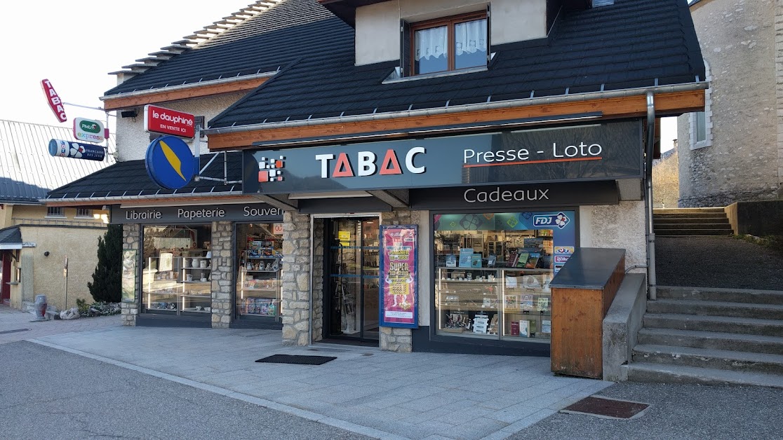 Le 1050 Tabac Presse Cadeaux FDJ PMU à Autrans (Isère 38)