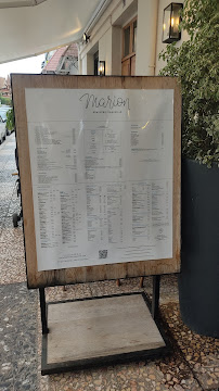 Restaurant Brasserie marion à Deauville - menu / carte