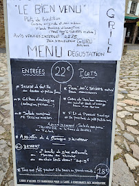 Menu du Restaurant Le Bien Venu Lavaudieu à Lavaudieu