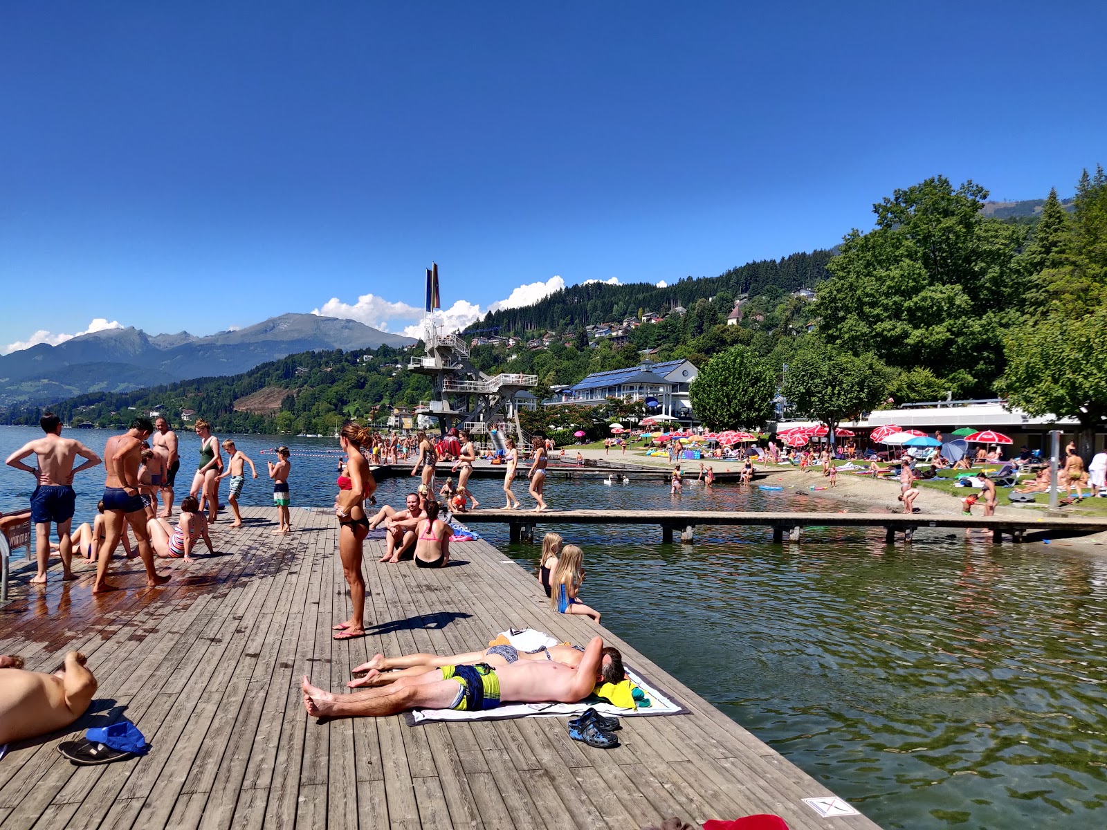 Photo de Millstatter Strandbad avec un rivage droit