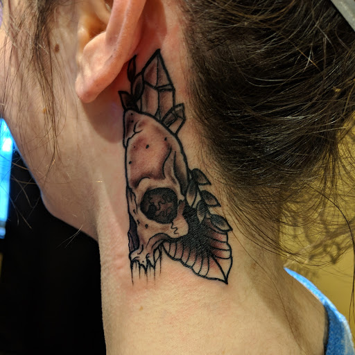 Explore simple bat tattoo ideas, creative tattoo ideas in Omak, available at Eight of Hearts Tattoo Parlor