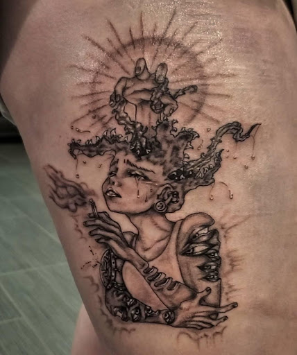Explore father and son tattoos ideas, creative tattoo ideas in Palm Harbor, available at Angry Owl Tattoo and Piercing