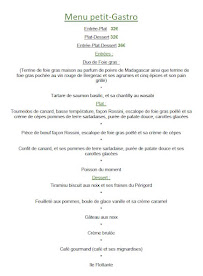 Menu / carte de Restaurant hotel du Château à Beynac-et-Cazenac