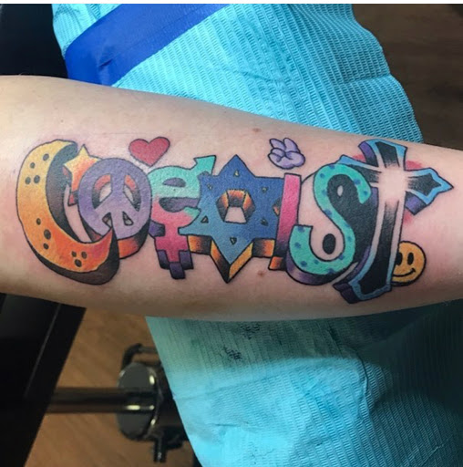 Explore amor fati tattoo ideas, creative tattoo ideas in Rehoboth Beach, available at Homeward Tattoo and Body Piercing