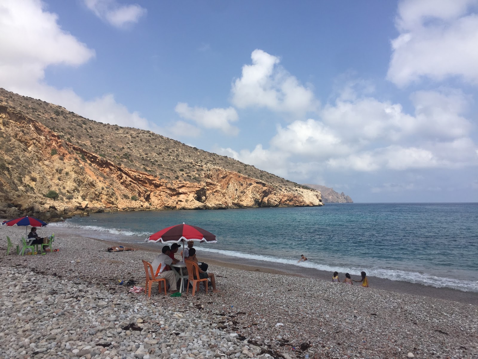 Foto de Plage Isri y el asentamiento