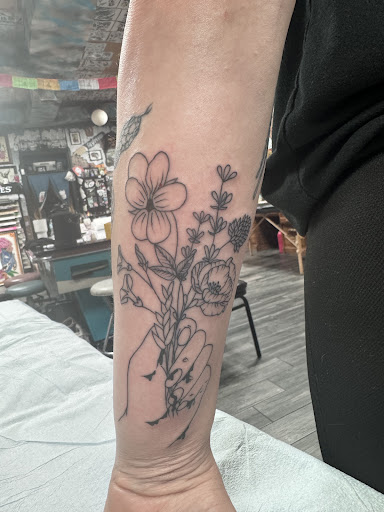 Explore oogie boogie tattoo ideas, creative tattoo ideas in Kansas City, available at Working Class Tattoo