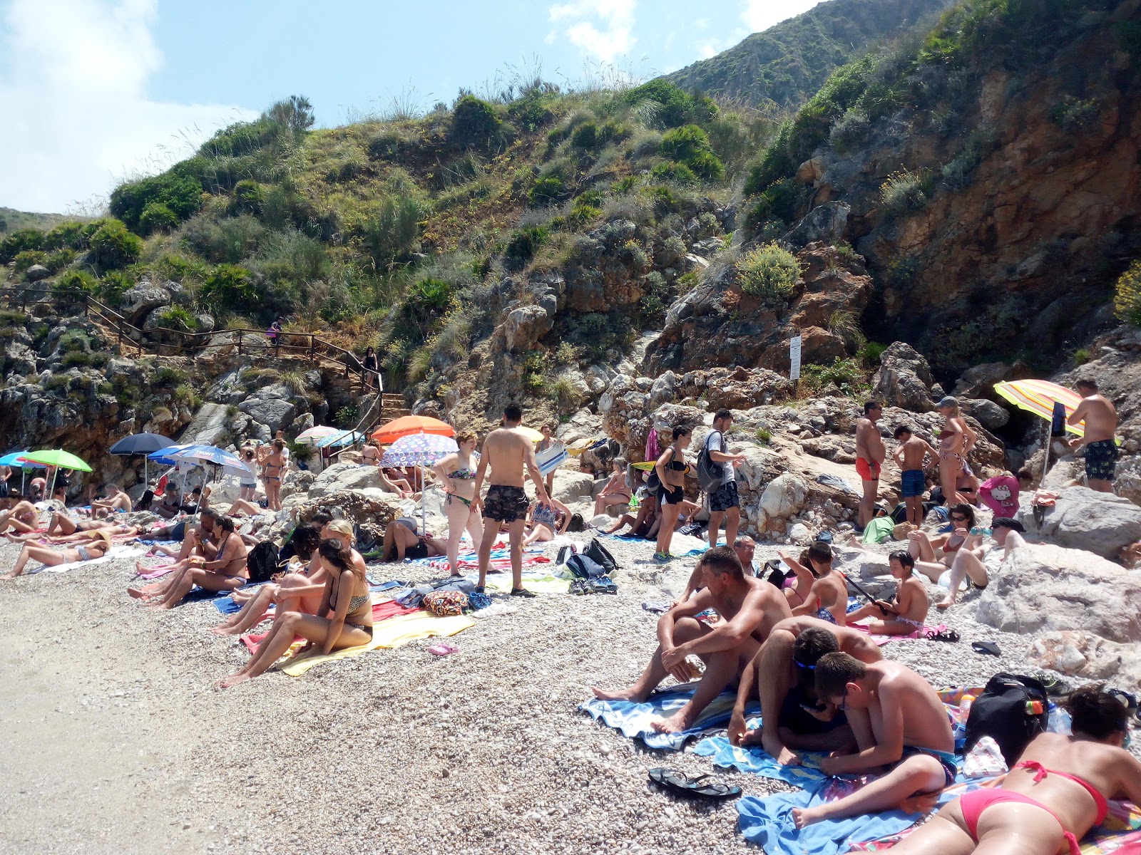 Foto af Cala Capreria beliggende i naturområde
