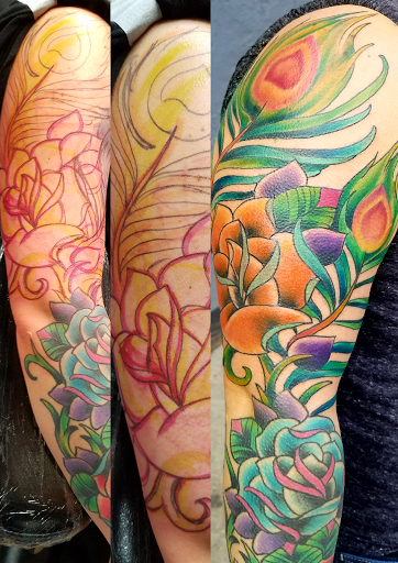 Explore darts tattoo ideas, creative tattoo ideas in Powell, available at Hummingbird Tattoo Studio