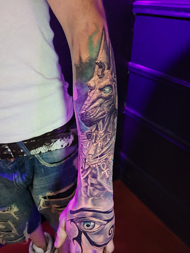 Explore tattoo ideas for drummers, creative tattoo ideas in Livonia, available at Box 5 Tattoo and Piercing