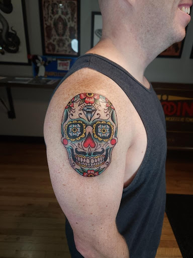 Explore shoulder tribal tattoo ideas, creative tattoo ideas in Vancouver, available at Hopeless Tattoo & Piercing