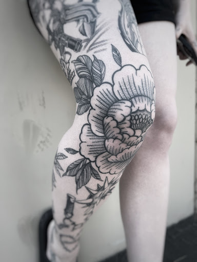 Explore cigarette tattoo ideas, creative tattoo ideas in Anchorage, available at Ultra Violence Tattoo co.