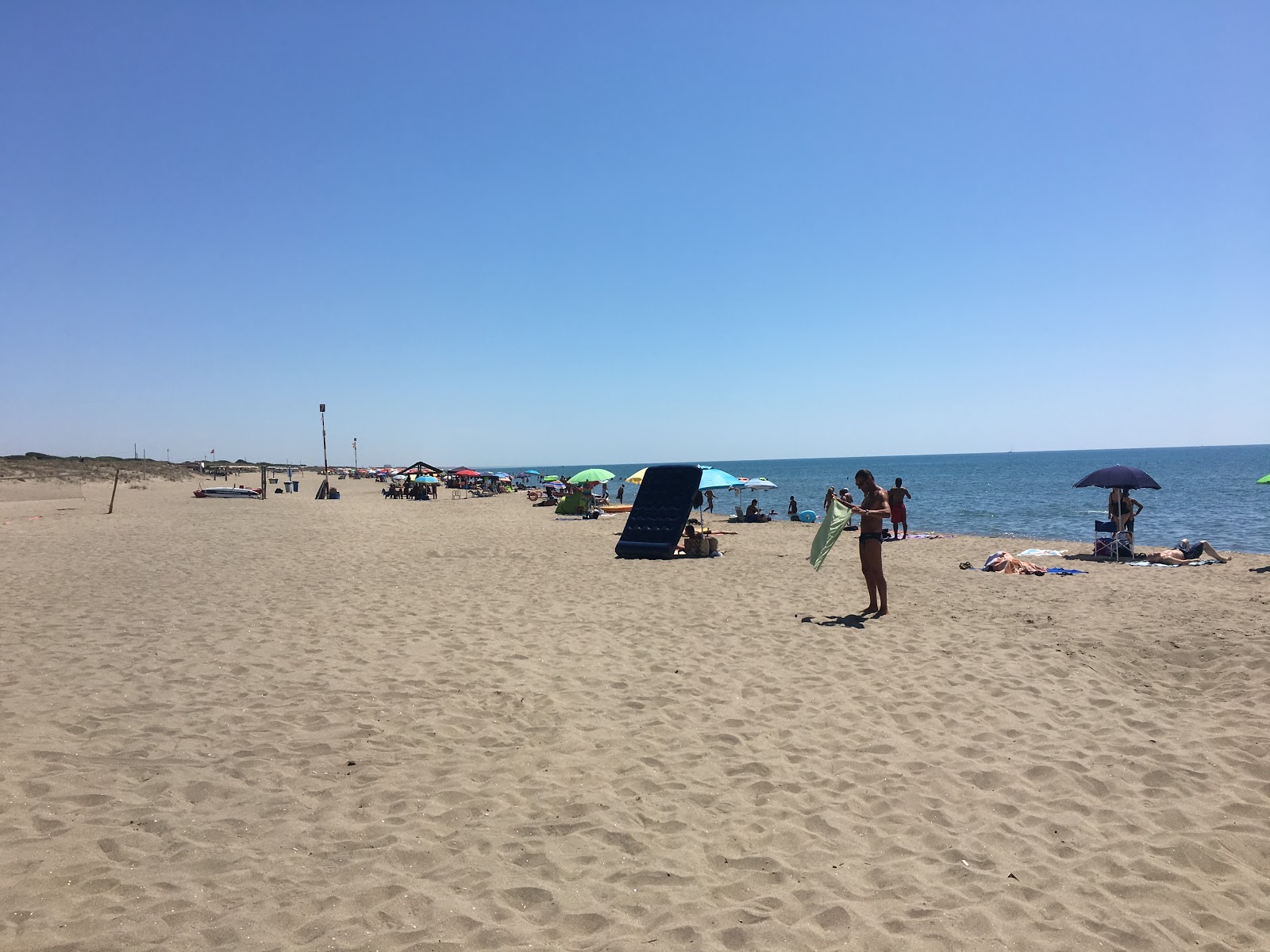 Photo de Castel Porziano beach - endroit populaire parmi les connaisseurs de la détente