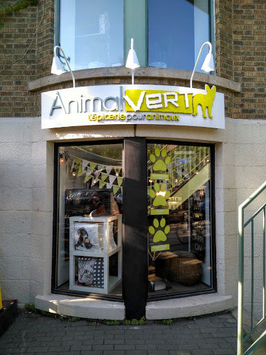 Animal vert l'épicerie pour animaux