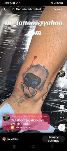 Explore sea tattoo ideas, creative tattoo ideas in Garden Grove, available at Dr. Tattoo Studio