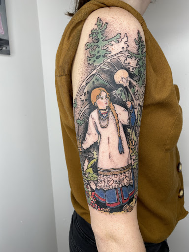 Explore simple hand tattoo ideas, creative tattoo ideas in Lancaster, available at MermGoddess Tattoo Studio & Gallery