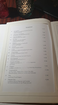 Restaurant Akropolis à Lindau menu