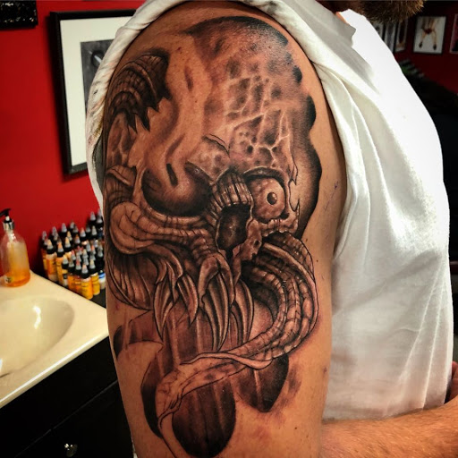 Tattoo Shop «Lucky DeVille Tattoo Co.», reviews and photos, 2333 Niagara Falls Blvd, Amherst, NY 14228, USA