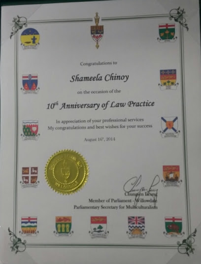 Toronto Notary Shameela Chinoy