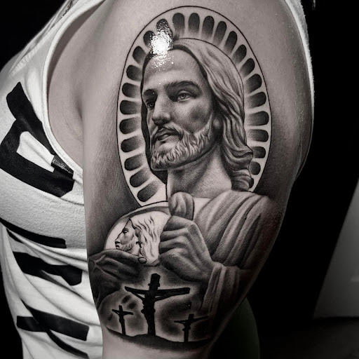 Explore martial arts tattoo ideas, creative tattoo ideas in Oklahoma City, available at The Gem Tattoo